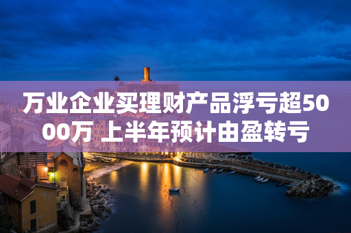 万业企业买理财产品浮亏超5000万 上半年预计由盈转亏