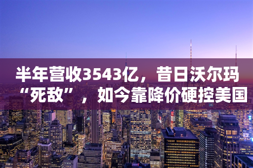 半年营收3543亿，昔日沃尔玛“死敌”，如今靠降价硬控美国中产？